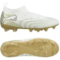 Puma Future 9 Match Fg/ag White Gold - Valkoinen/kulta/musta Lapset, koko 38½