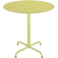 Houe , Pico Café table, Ø74 cm, 4 star base Mono Lemon zest