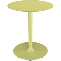 Houe , Pico Café table, Ø64 cm, round base Mono Lemon zest