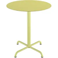 Houe , Pico Café table, Ø64 cm, 4 star base Mono Lemon zest