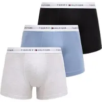 Tommy Hilfiger Underwear Bokserishortsit vaaleansininen / vaaleanharmaa / musta