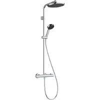 Hansgrohe activera s showerpipe 240 1jet ecosmart mit ecostat fine