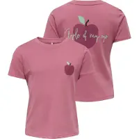 ONLY Kmgcandy Life S/S Printed Tee Jrs Noos - Pink - 122
