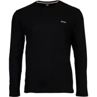 BOSS for man. 50535870 Waffle T-shirt black (L), Homewear, Cotton, Long sleeve