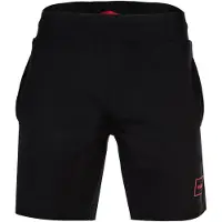 HUGO for man. 50525247 Shorts Cotton elastic logo framed logo black (XL), Casual