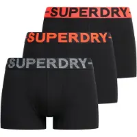 Superdry for man. M3110450B Pack of 3 Boxers Marca black (L), Homewear, Cotton