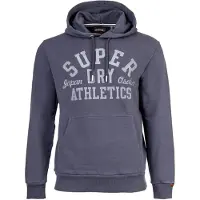 Superdry for man. M2014091A Athletic Ess sweatshirt blue (M), Casual, Polyester