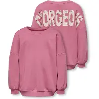 ONLY Kmggeorgia Life Ls Print Ub Swt Noos - Pink - 98