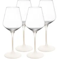 Villeroy & Boch Manufacture Rock valkoviinilasi 38 cl 4 kpl Kirkas-valkoinen