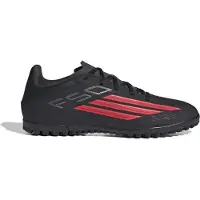 Adidas Jalkapallokengät 'F50 CLUB' vaaleanharmaa / punainen / musta