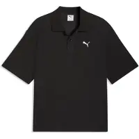 Puma Wardrobe Ess Waffle Boxy Fit Lyhythihainen Pikeepaita