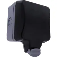 Deltaco – Weatherproof box for 86 mm socket, IP68, grey (VR-601)