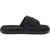 Moon Boot for woman. 80D2420030 Icon Slide Sandals black (38), Flat, Velcro, Casual