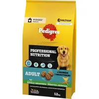 Pedigree Professional Nutrition Adult siipikarjalla ja vihanneksilla. Keskikokoisille ja suurille roduille - kuiva koiranruoka - 12 kg