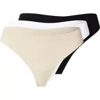 ONLY Stringit 'ONLVICKY' beige / musta / valkoinen