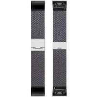CaseOnline Punottu Kellon ranneke Garmin Instinct 3 (45mm) - Skygrey