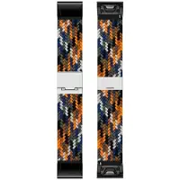 CaseOnline Punottu kellon ranneke Garmin Instinct 3 (45mm) - Salamander