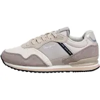 Pepe Jeans for woman. PLS400025 Trainers London Sand grey (38), Flat, Laces, Casual