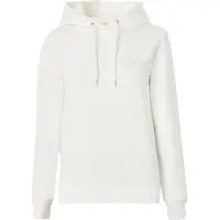 Gant for woman. 4202587 White Tonal Shield hooded sweatshirt (XS), Casual, Cotton