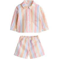 Next Setti pastellinsininen / pastellinvihreä / pastellioranssi / offwhite