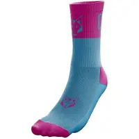 Otso Calcetines Multi-sport Medium Cut Light Blue/fluo Pink Sininen EU 35-39 Mies