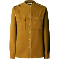 Pepe Jeans for woman. PL3051426 Angy orange shirt (XL), Casual, Cotton, Long sleeve