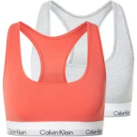 Calvin Klein Underwear Rintaliivi vaaleanharmaa / hummeri / musta / valkoinen