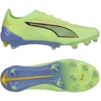Puma Ultra 6 Ultimate FG Light Up - Vihreä/Jäinen sininen/Intense Lavender Nainen - Nurmi (FG), koko 40