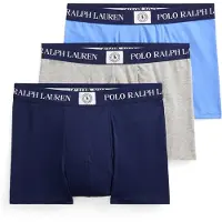 Ralph Lauren Bokserishortsit laivastonsininen / vaaleansininen / kivenharmaa / valkoinen