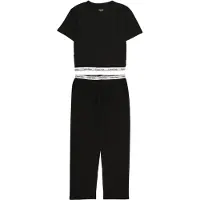 Calvin Klein Underwear Yöpuku musta / valkoinen