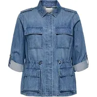 ONLY Carkenya L/S Utility Dnm Jkt Akm - Blue - 48