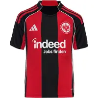 Adidas Toiminnallinen paita 'Eintracht Frankfurt 25/26' punainen / musta / valkoinen