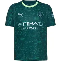 Puma Manchester City Fc 25/26 Replica Neljäs Peliasu Juniori Lyhythihainen T-pait