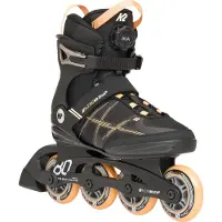 K2 Rullaluistimet - Alexia 80 Boa - Musta/Oranssi - Rullaluistim - - 39 - Rullaluistimet