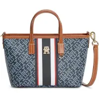 Tommy Hilfiger Th Monoplay Mini Tote Stripe Le - Blue - ONE SIZE