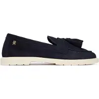 Tommy Hilfiger Light Suede Tassel Loafer - Navy - 36