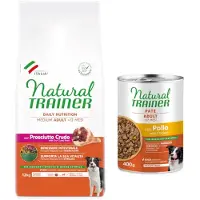 NATURAL TRAINER 12kg Trainer Natural Adult Medium Prosciutto koiranruoka
