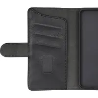 Ginza.se Wallet, Galaxy A15 5G/4G -lompakkokotelo, Musta