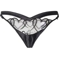 Hunkemoller Olivia Hl String Tr - Black - XS