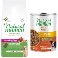 NATURAL TRAINER 12kg Aikuisten Maxi Raw Ham Trainer Natural Dry Dog Food -kuivaruoka