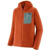 Patagonia R1 Air Full-Zip Hoody Fleecetakki coal orange Koko XS