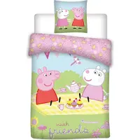 BrandMac Bed Linen Pep 035 - 100X140, 40X45 Cm - Pink - 100X140.40X45CM