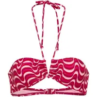LASCANA Bikinitoppi vaaleanpunainen / magenta / valkoinen