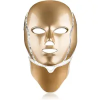 Palsar 7 LED Mask Face and Neck hoitava LED-naamio kasvoille ja kaulalle Gold 1 kpl
