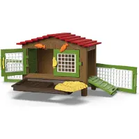 Schleich Rabbit Hutch With 3 Rabbits - Multi/patterned - ONE SIZE