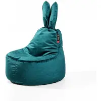 QUBO säkkituoli Baby Rabbit, huonekalukangas, tummanvihreä