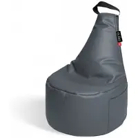 QUBO säkkituoli Fusion, keinonahkaa, tummanharmaa