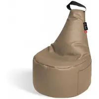 QUBO säkkituoli Fusion, keinonahkaa, vaaleanruskea