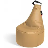 QUBO säkkituoli Fusion, keinonahkaa, vaalean oranssi