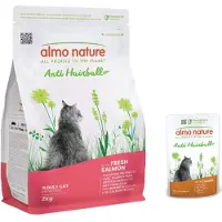 Almo Nature 2kg Anti Hairball lohi kissan kuivaruoka kissa